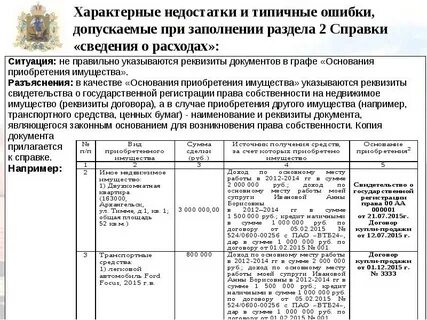 Основание приобретения и источник средств что писать