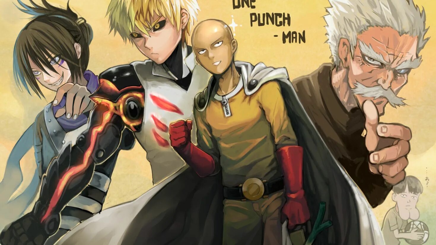 Сайтама на русском языке. Ванпанчмен Сайтама. One Punch man Постер.