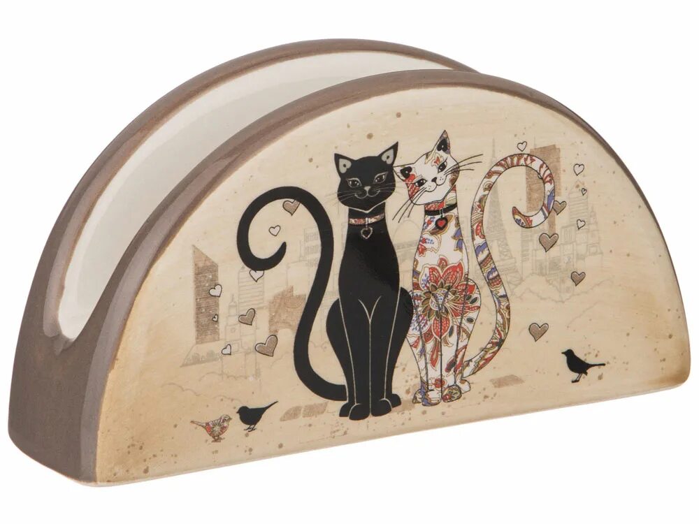 Agness коты. Agness парижские коты. банка для специй &quot;парижские коты&quot; agness_358-1735. парижские коты посуда. салфетница кот.