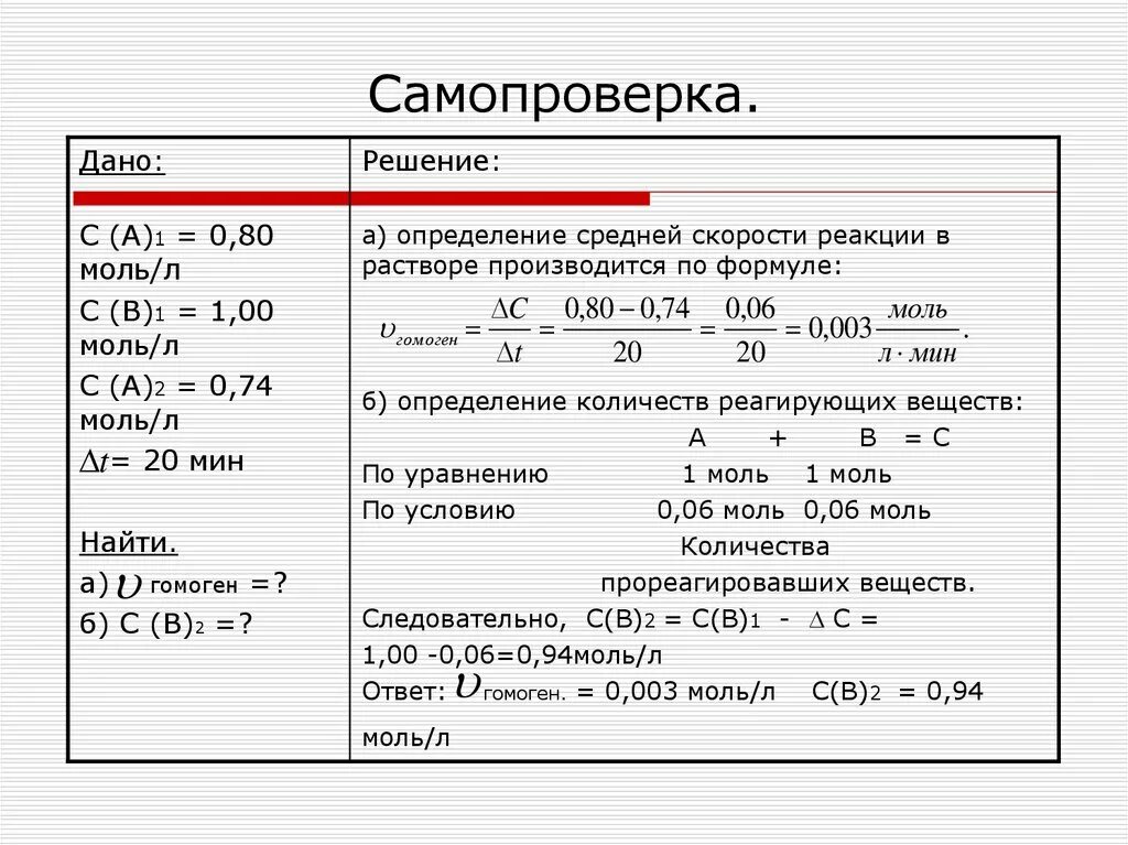 Задачи на определение скорости химической реакции. Концентрация химической реакции. Реакция разложения скорость реакции. Задачи на скорость реакции Химич формул. Которая будет давать реакцию на