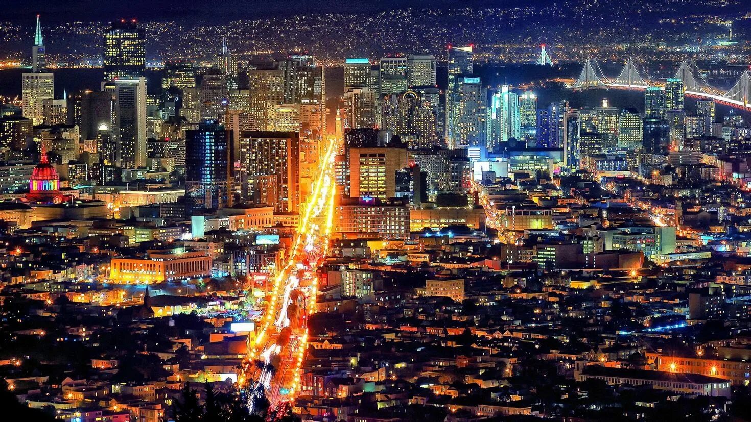 Город san. Сан-Франциско (Калифорния). Ночной Сан Франциско. Сан-Франциско (Калифорния) ночью. Ночной город Сан Франциско.