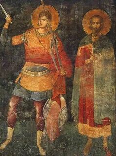 Фрески воинов