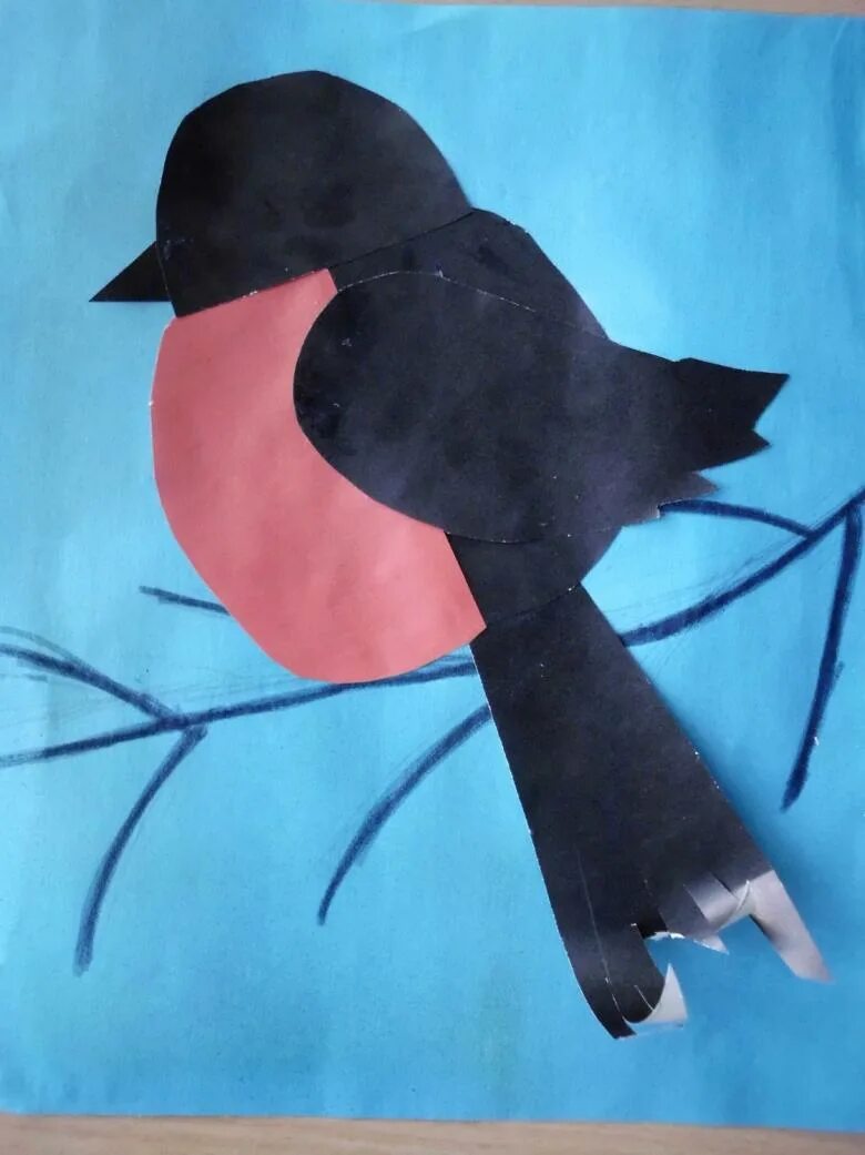 снегирь аппликация для детей. пластилинография зимующие птицы. пластилинография снегирь в старшей группе. поделки из пластилина 4 класс. аппликация на тему зима.