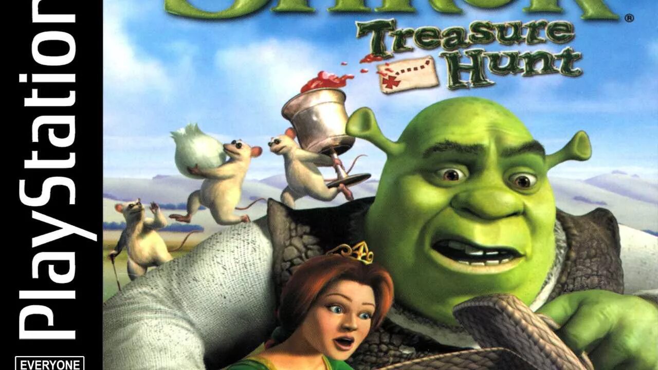 Шрек 1 субтитры. Шрек Квадрология. Покемоны Шрек. Shrek Treasure Hunt обложка. Shrek антология игр.