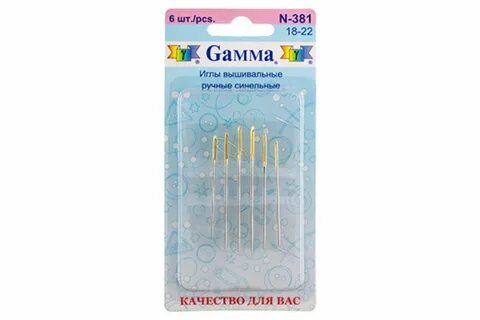 Размер игл для вышивания