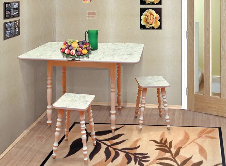 Покажи столы кухонные. Стол обеденный 800х800 раздвижной. Стол обеденный раздвижной №4 Фант. Маленький кухонный стол. Кухонный стол для маленькой кухни.