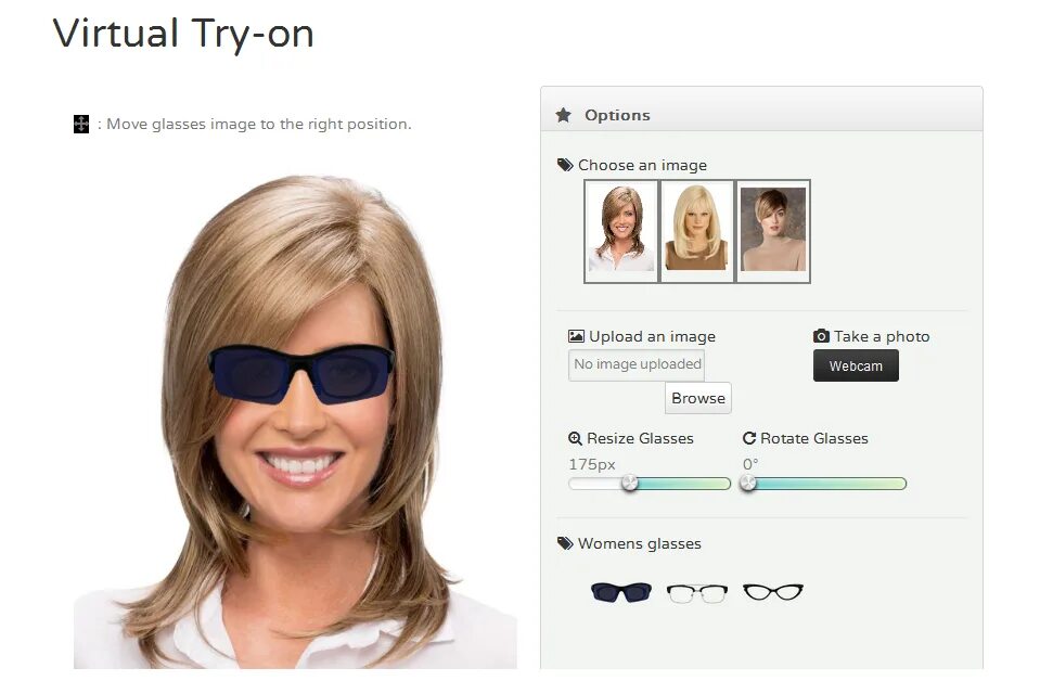 Virtual try on. Virtual try on