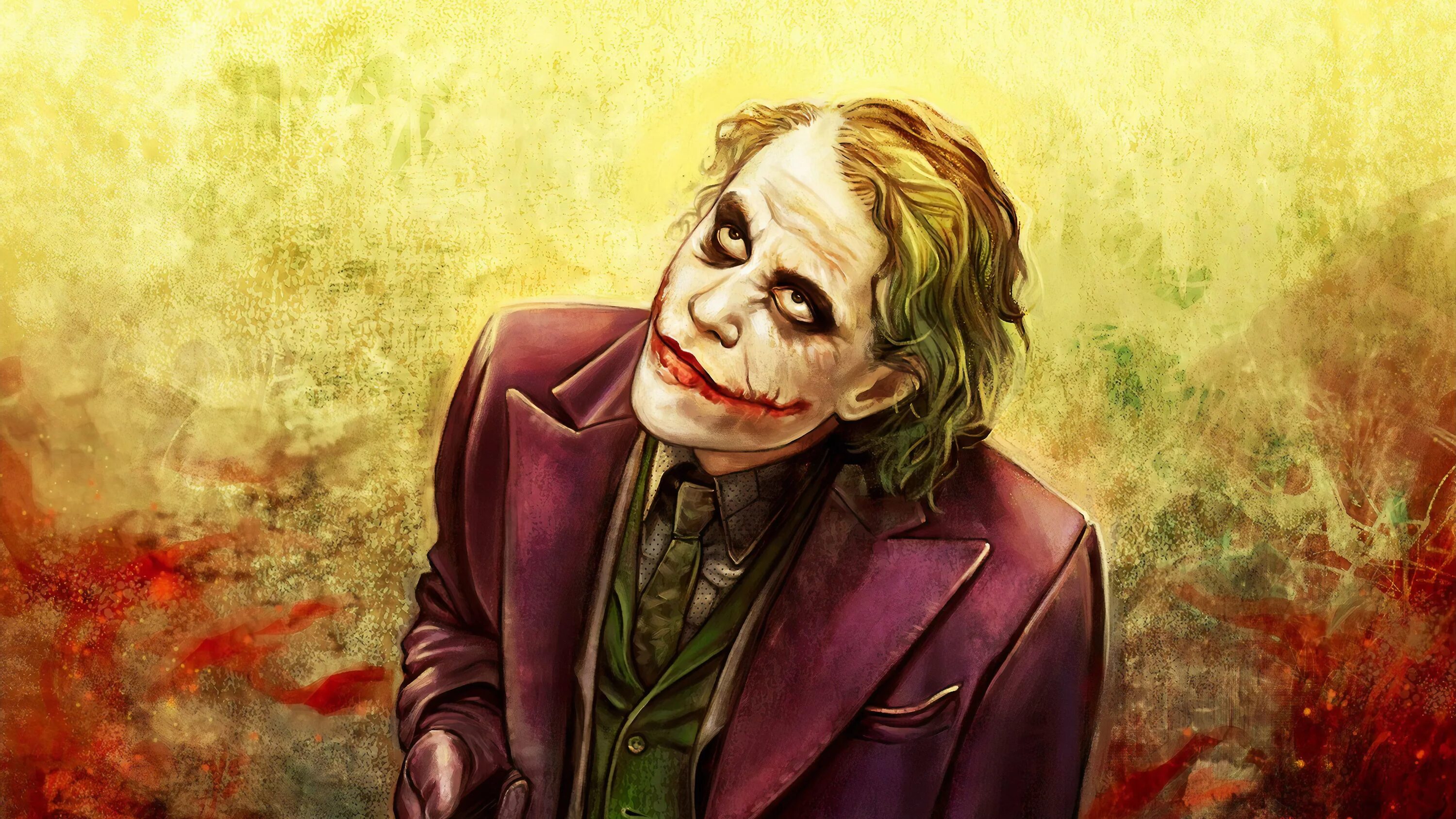 Joker art. Джокер Кристофера Нолана.