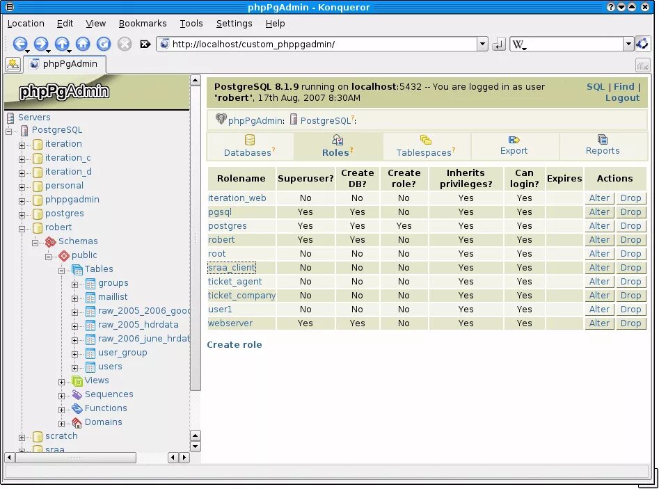 Postgre linux. Phppgadmin. phppgadmin port. php postgresql admin. postgres enterprise manager.