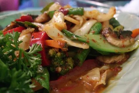 Fried vegetables