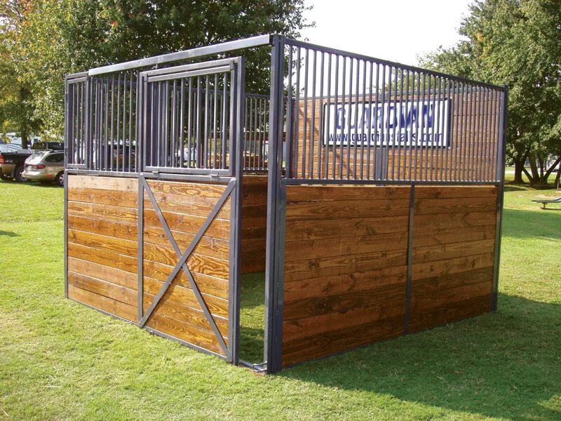 Factory Price Horse Stable Stall Portable Horse House Bamboo Panels With Sliding