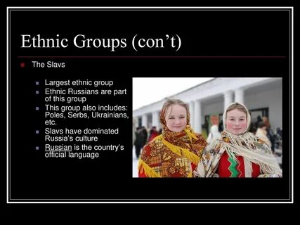 We are russians the slavic