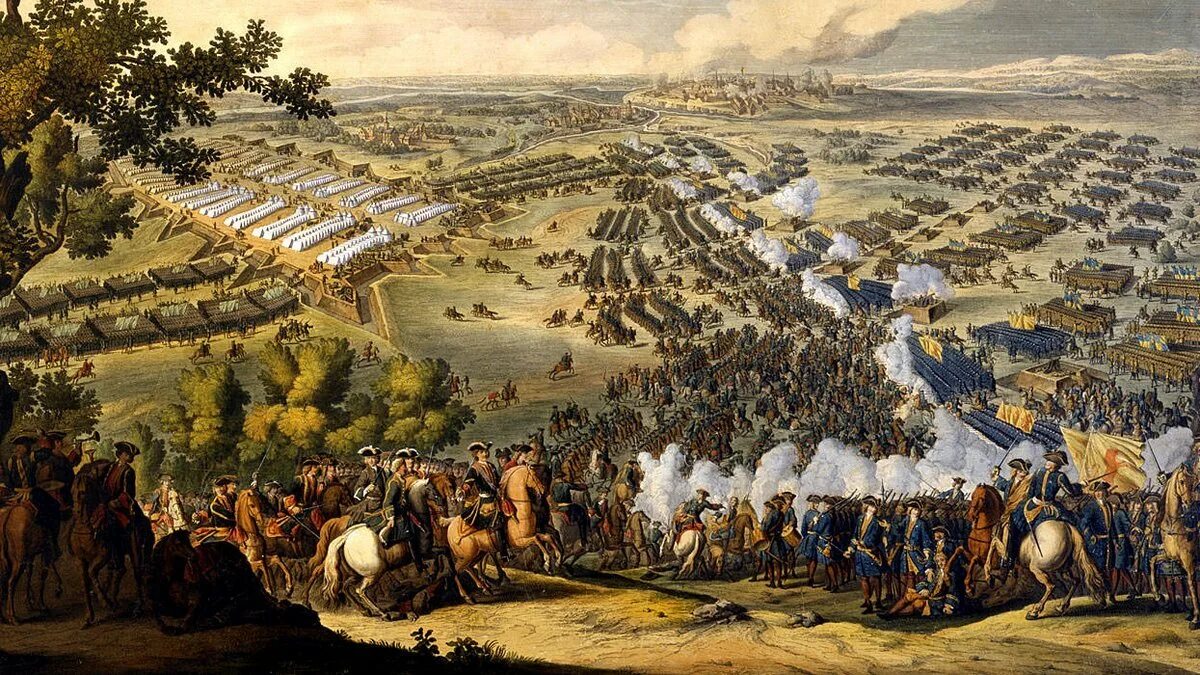 Денис Мартен Полтавская битва 1726