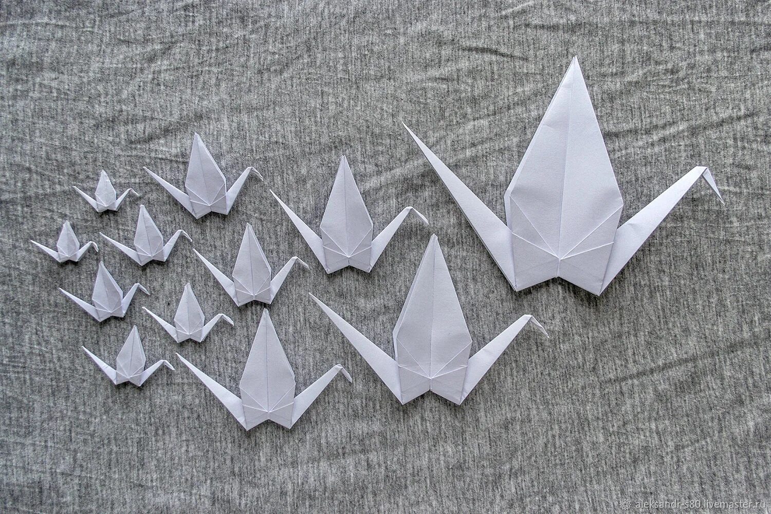 Simple origami of paper
