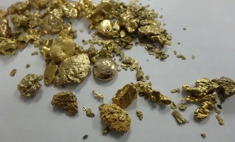 Raw gold