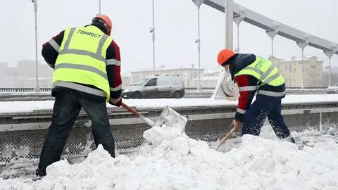 Снегопад уборка снега