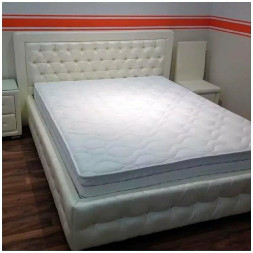 How Tall Should Your Nightstand Be? - DESIGNED Bedroom headboard, Tufted headboa