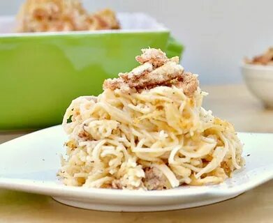 Макароны в сливочном соусе с молоком