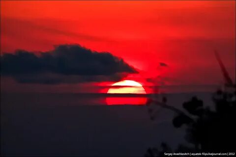 Алый закат вместо нее вылечит