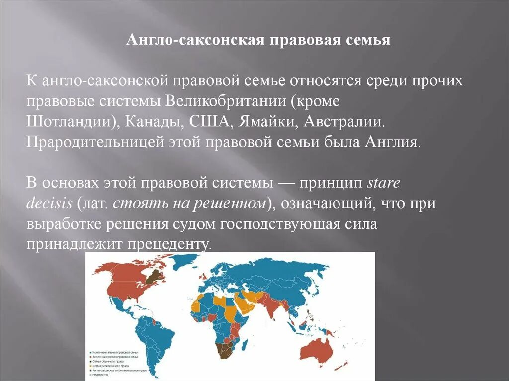 Население англо саксонской америки. Англо-саксонской правовой семье. Англо-Саксонская правовая система. Правовые семьи. Правовые системы стран.