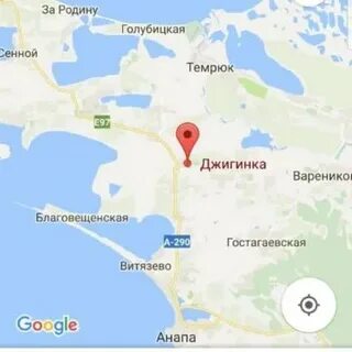 Карта джигинка краснодарский