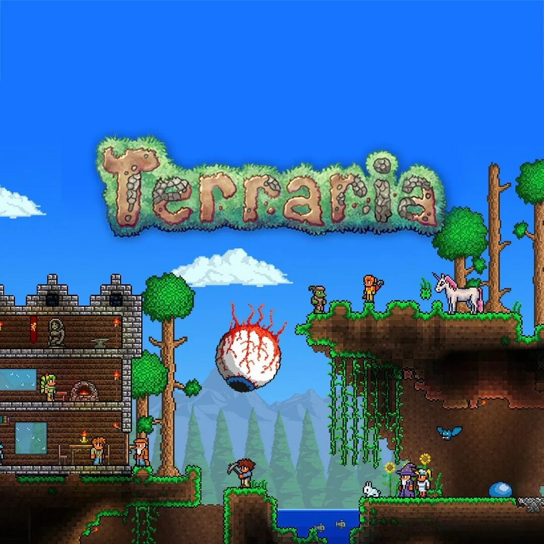 Terraria стим. Террария 16 9. СИДЫ террария 1.4.4.9. Сервера в террарии со всеми вещами. Террария стим.