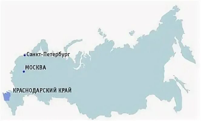 Краснодарский край восточный карта