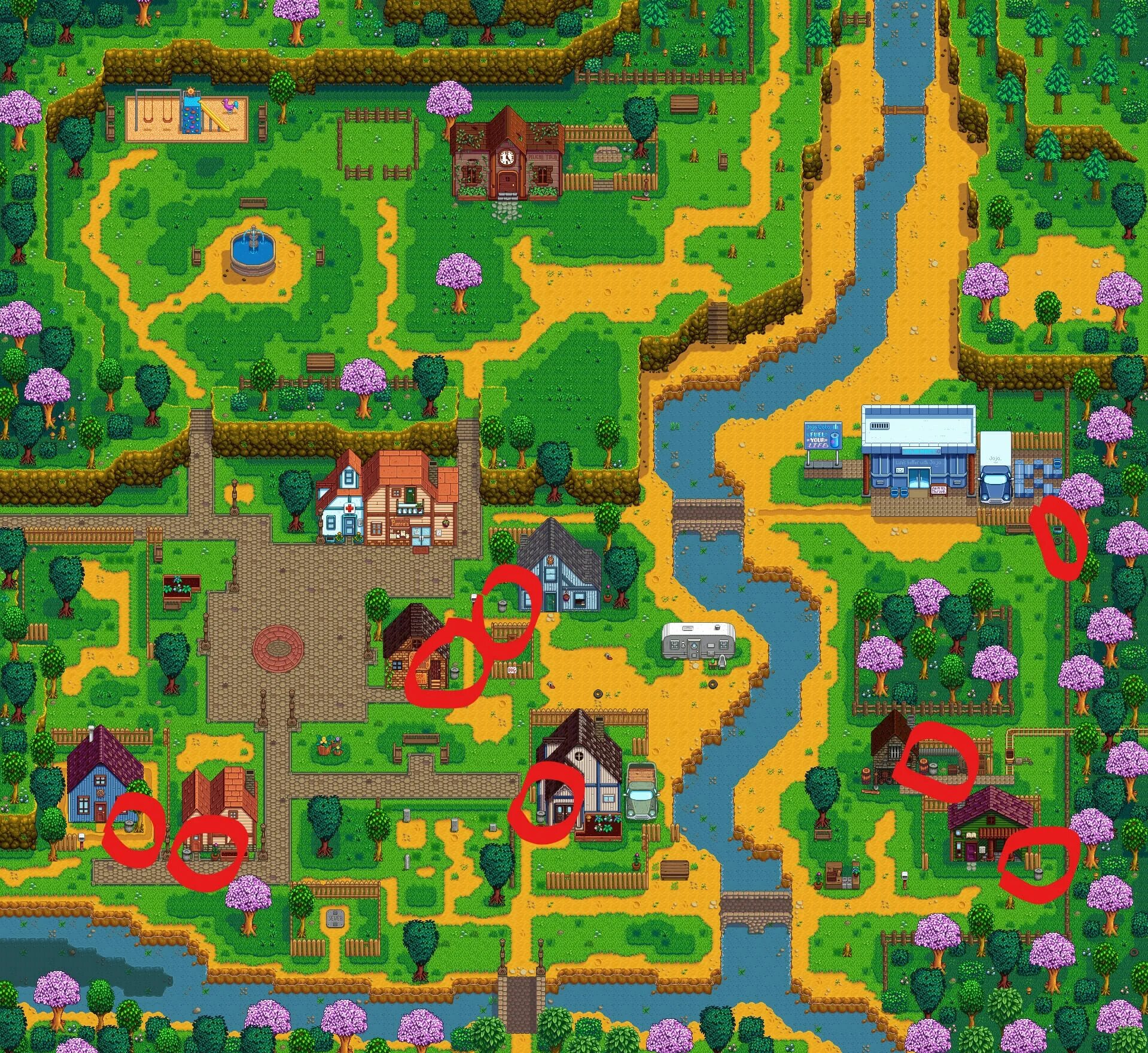 Город Пеликан Stardew Valley. Дом Робин Stardew Valley на карте. Карта игры Stardew Valley. Stardew Valley карта города Пеликан.