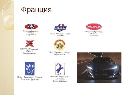 Франция страна автомобилей