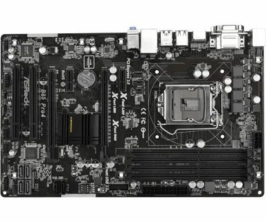 Asrock черный экран