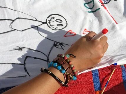 Рисование на одежде как называется
