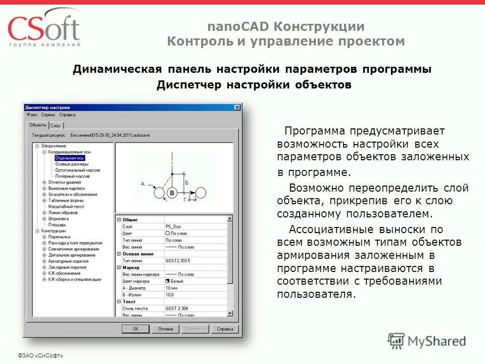 Назначение программа контроля. Сисофт программа. nanocad диспетчер параметров. nanocad презентация продуктов. настройка размера нанокад.