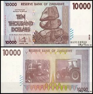 10 трлн зимбабвийских долларов
