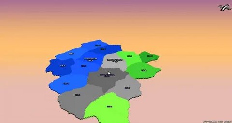 Карта мир куб
