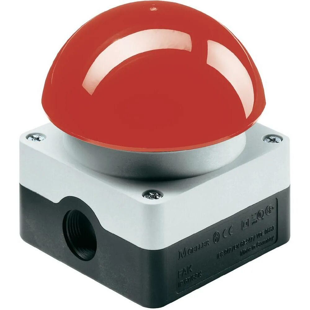 Кнопка красная гриб