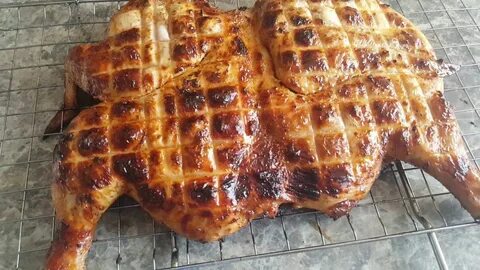 Курица на мангале целиком на решетке рецепт