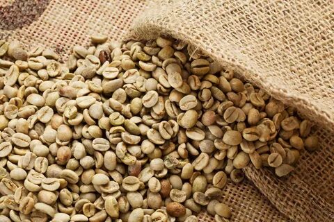 Raw coffee