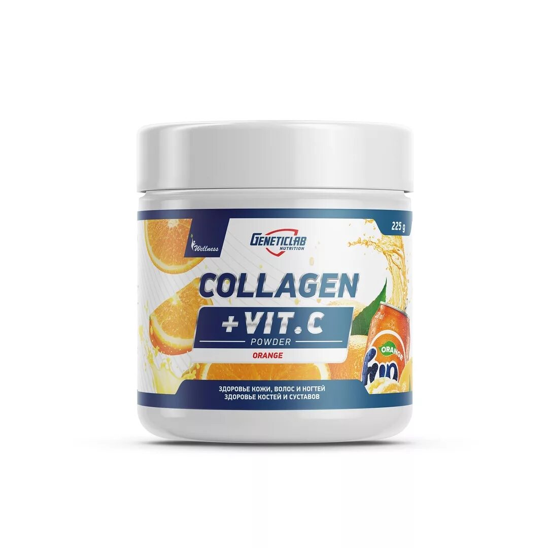 Коллаген для приема какой выбрать. Geneticlab Nutrition - Collagen Plus Vit. C (225гр) апельсин. Geneticlab Nutrition - Collagen Plus Vit. C (225гр) нейтральный. Коллаген с витамином с genetic Lab. Geneticlab Collagen Plus 225 грамм-.