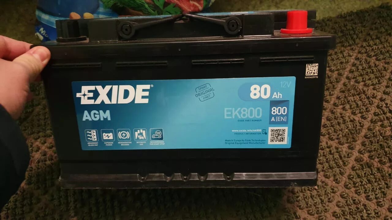 Купить аккумулятор 800. Exide ek800 AGM. Аккумулятор Exide 110ah AGM. Аккумулятор Exide eg1203. Exide 800 AGM.