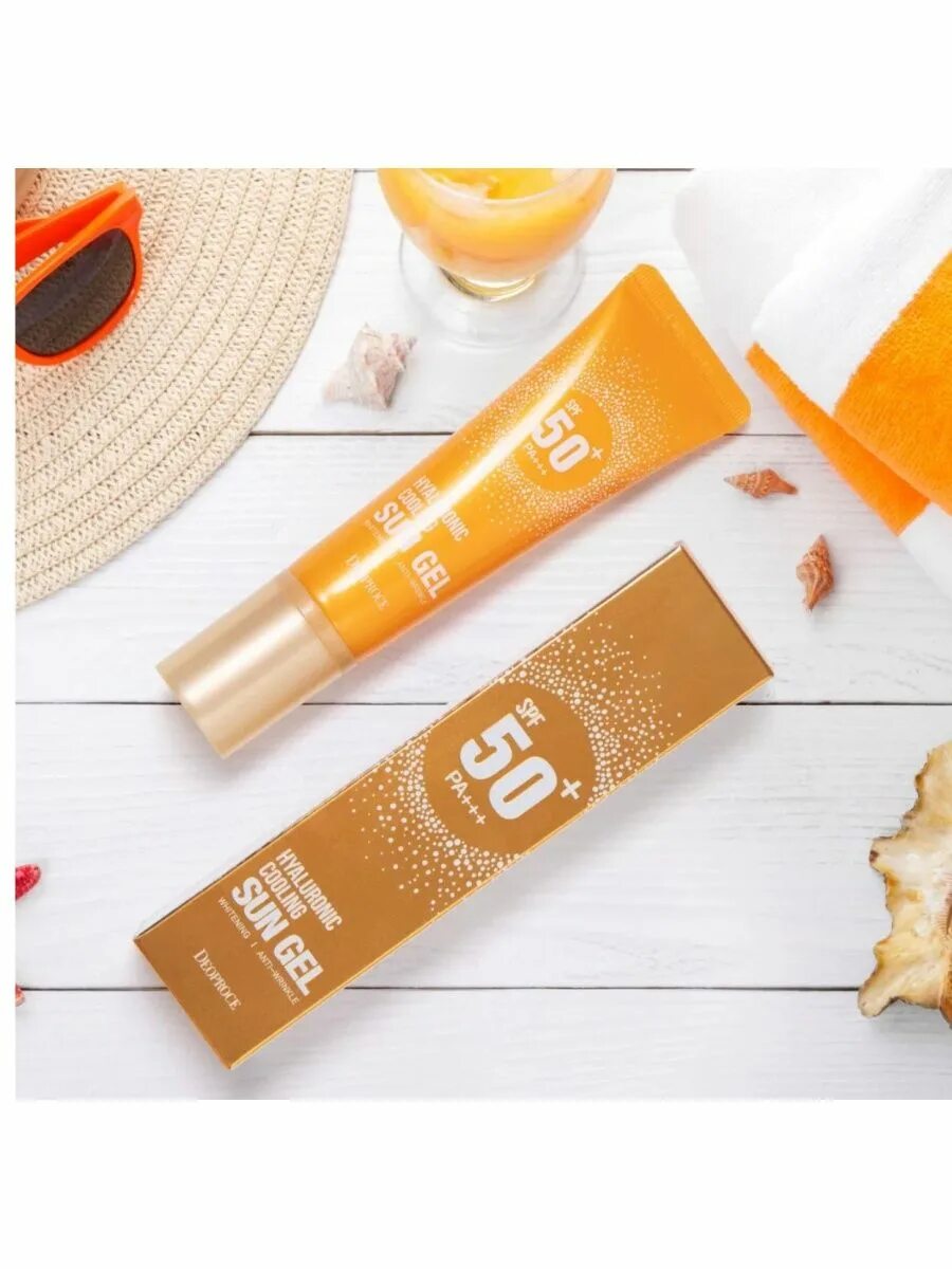 Солнцезащитный гель с Гиалурон Deoproce Hyaluronic Cooling Sun Gel SPF 50 pa+++. Deoproce солнцезащитный гель SPF 50. Sun Gel SPF 50. Sun SPF 50 корейский.