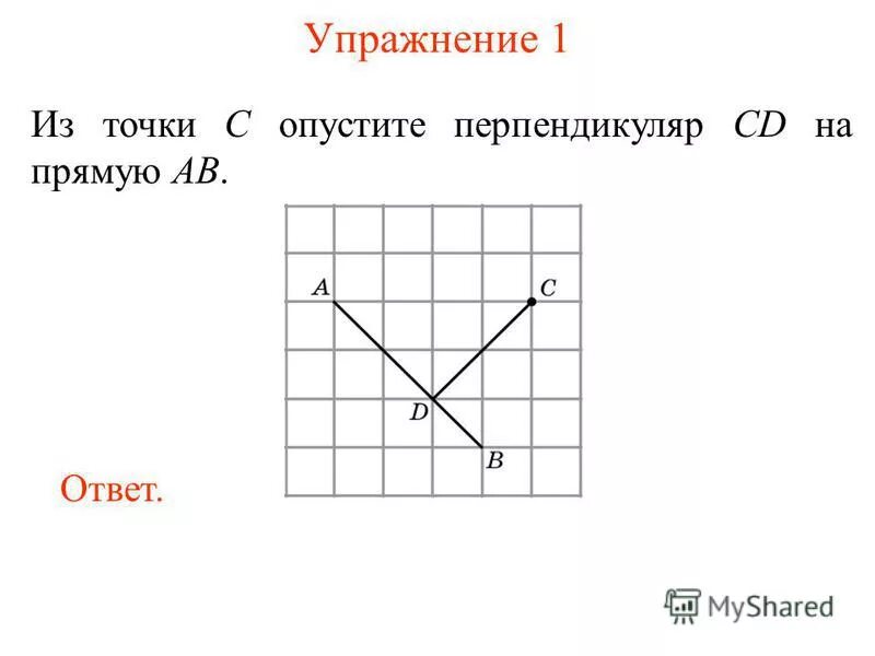 Построение перпендикуляра к прямой из точки. Перпендикуляр на прямую. Расстояние от точки до прямой наклонная. Расстояние от точки до прямой это длина перпендикуляра. Прямая симсона.