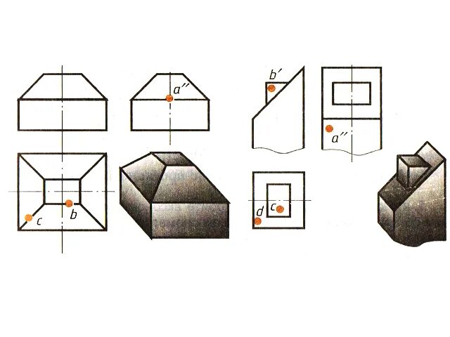 Перечертите или перенесите на кальку заданные изображения. Проекции вершин ребер и граней предмета урок черчения. Проекции вершин ребер черчение 8. Проекция вершин ребер и граней предмета 8 класс черчение. Проекции вершин ребер и граней предмета задания.