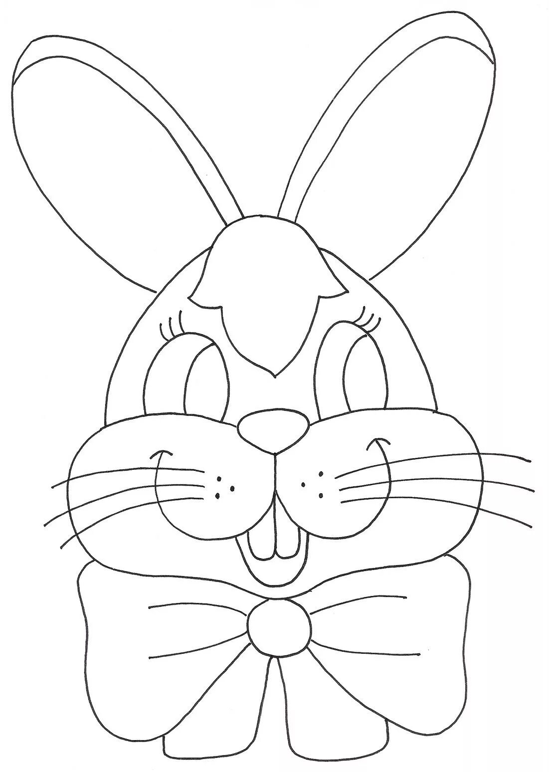 мордочка зайца. голова зайца раскраска. мордочка зайца. мордочка зайчика для аппликации. мордочка зайчика.