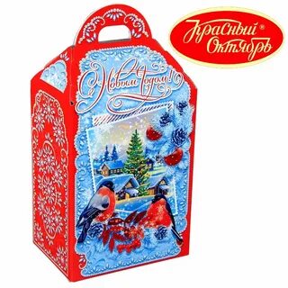 Новогодний подарок красный октябрь