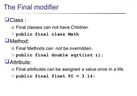 Class variable java