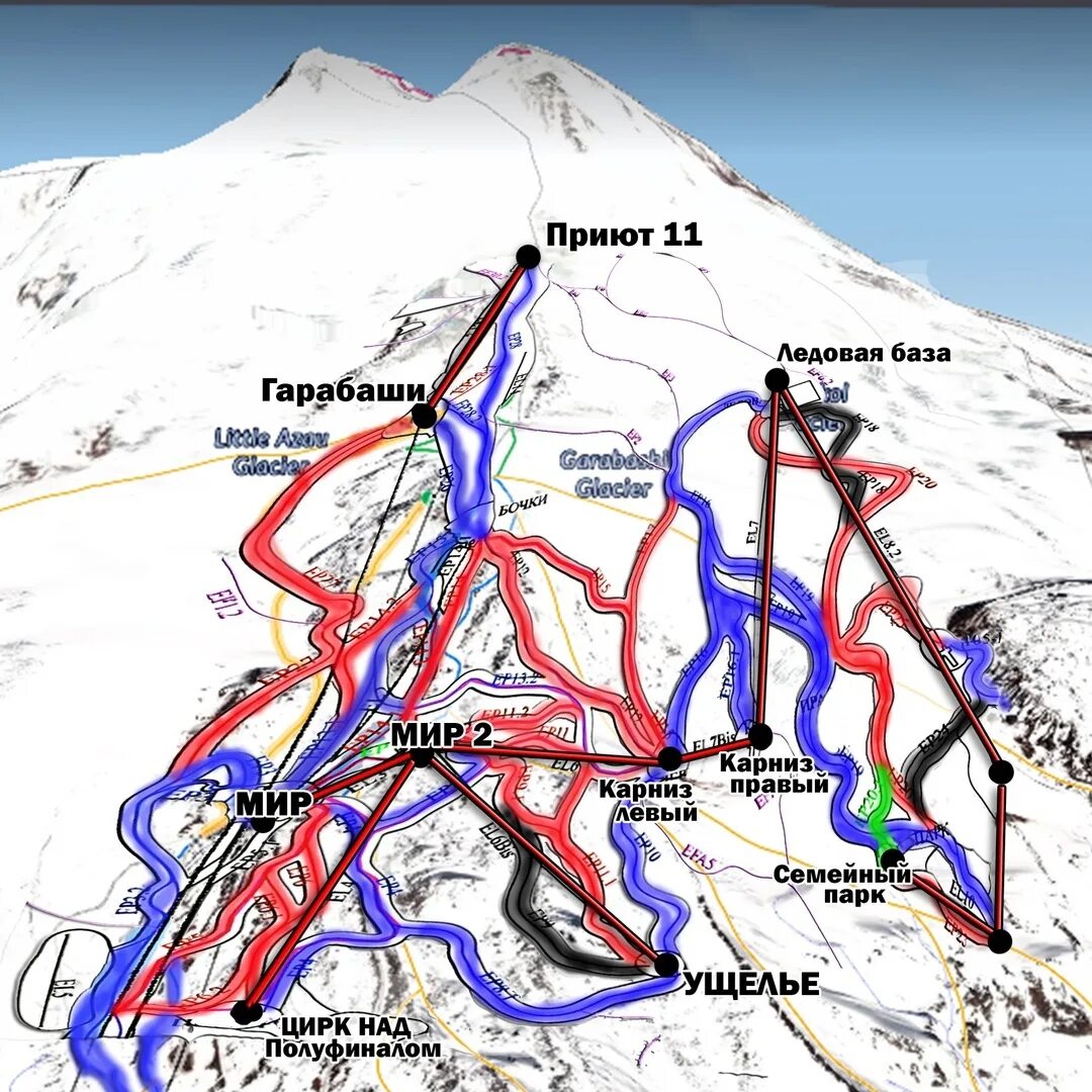 Расстояние азау. Эльбрус горнолыжный курорт схема трасс 2021. Эльбрус схема трасс 2020. Схема Эльбрус Чегет. Горнолыжные трассы Эльбруса схема.