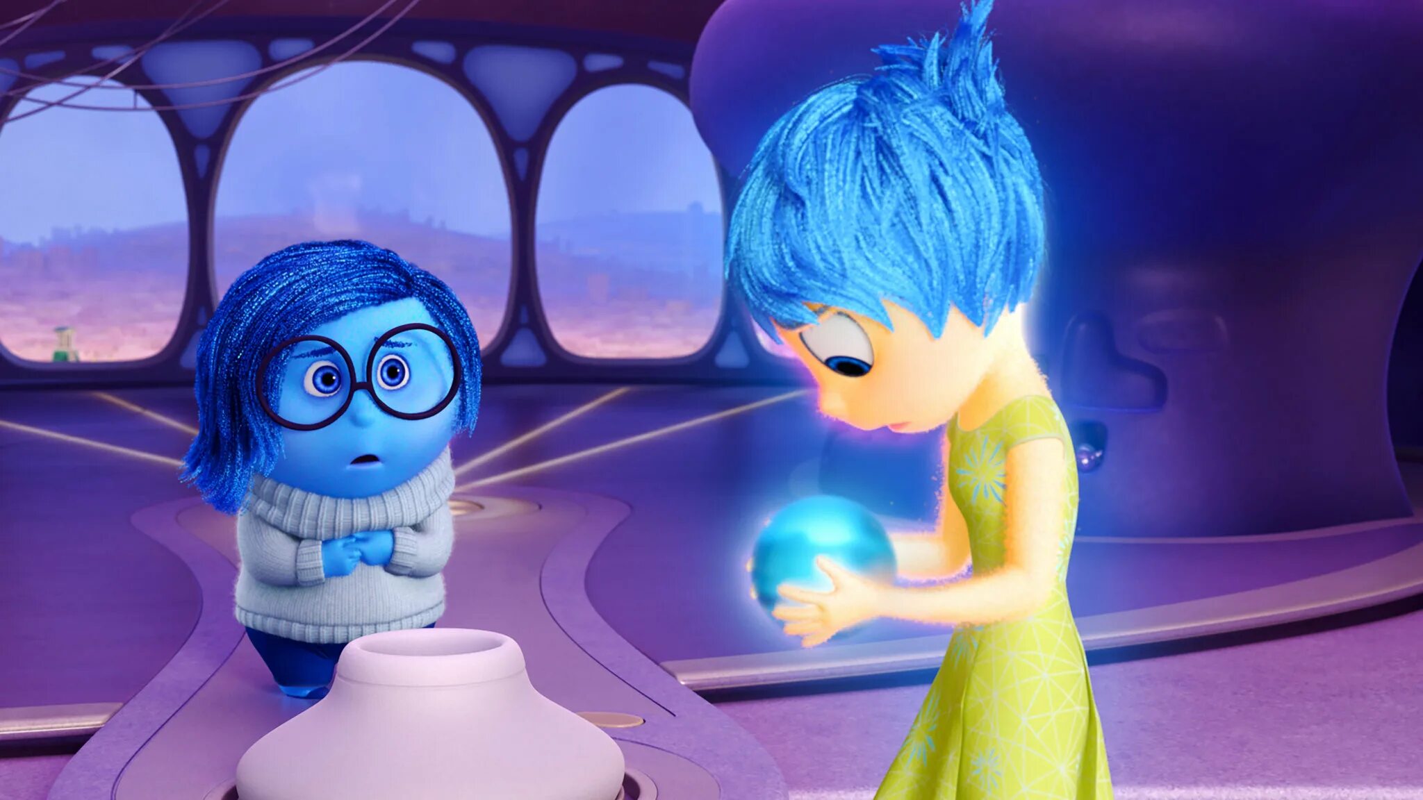 Головоломка / inside out (2015). Головоломка Райли и радости. Игра розовая девочка синий мальчик