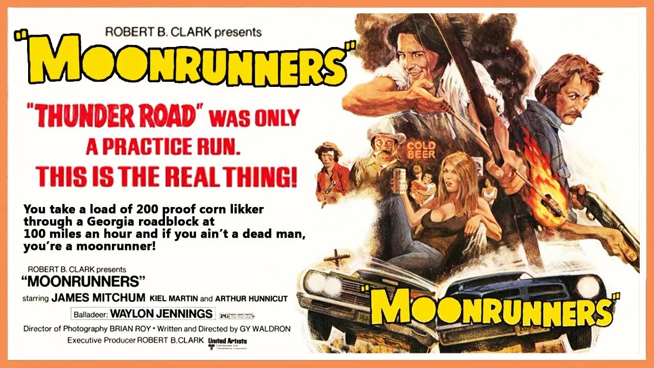 Самогонщики Moonrunners.1975. Американский трейлер 1975. Комедийные приключения толкают автобус.