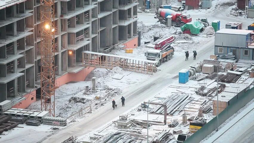 Что строят в зиме