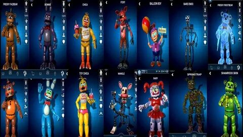 Fnaf ar все открыты